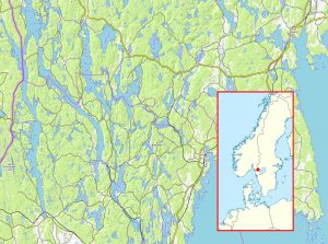 Kano gebied Dalsland en Nordmarken op de kaart